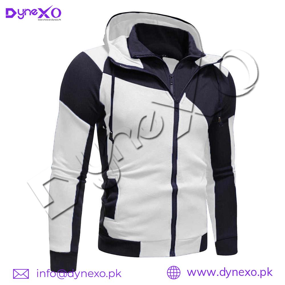 Luxury Men Zipper Hoodie Long Sleeve