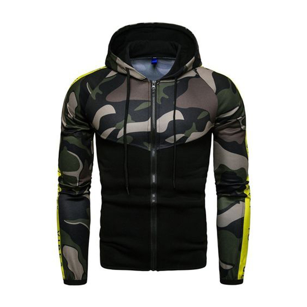 Spring Camouflage Hoodies Men Fashion